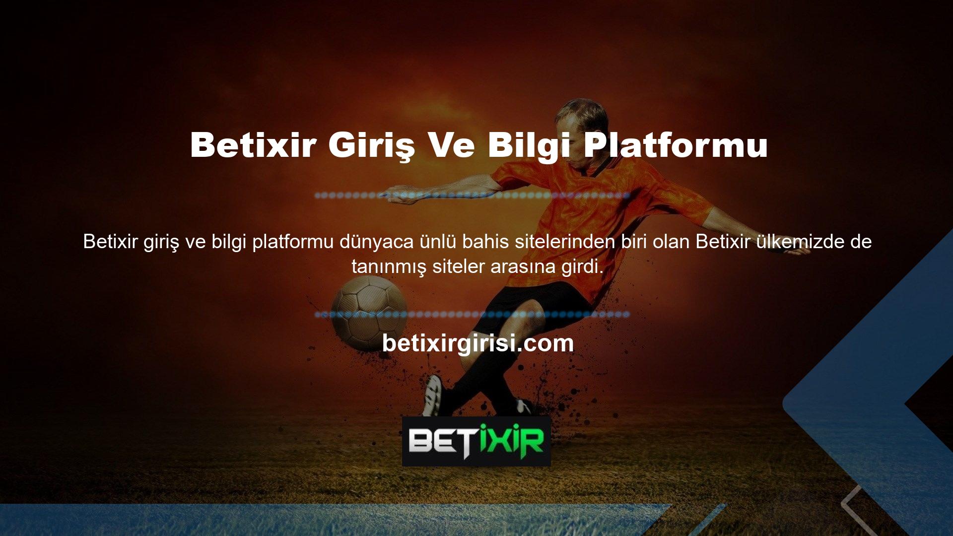 Türk canlı bahis sektörünün en büyük sitelerinden biri olan Betixir Türkçe dil destek platformu olarak sizlere bu sayfada her konu hakkında bilgi vereceğiz